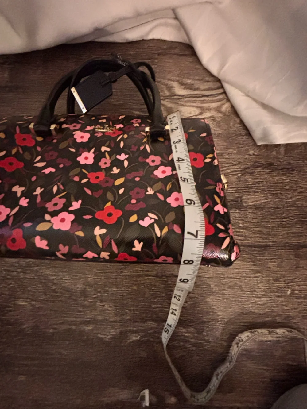 Kate Spade Cameron Street Boho Floral Small Lottie Satchel & Matching Wallet Set